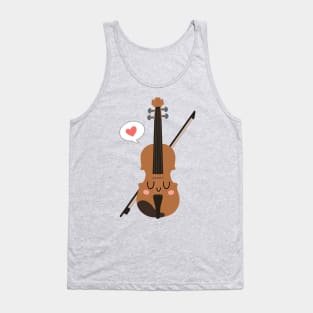 violin love Tank Top